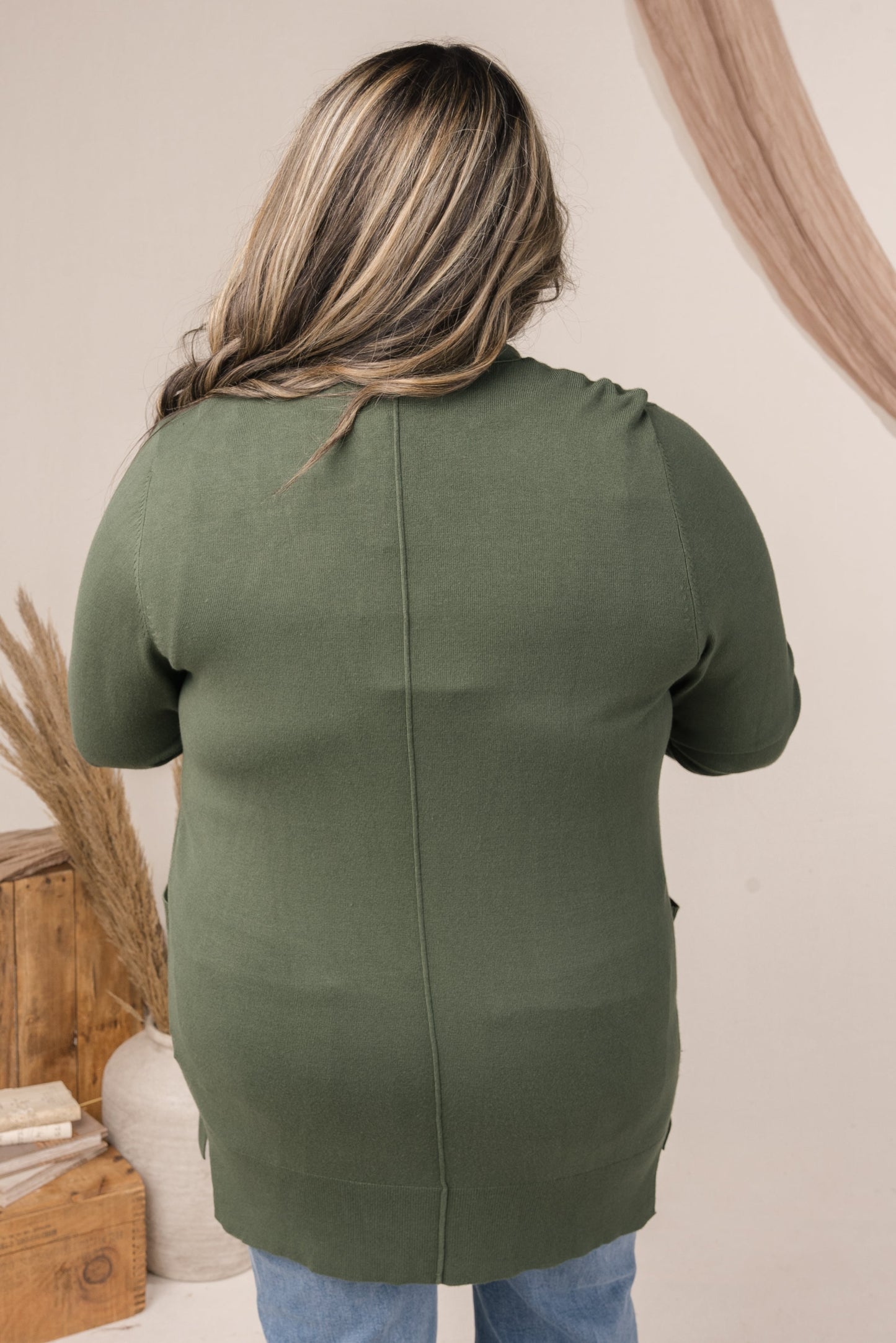 Open Front Sweater Cardigan