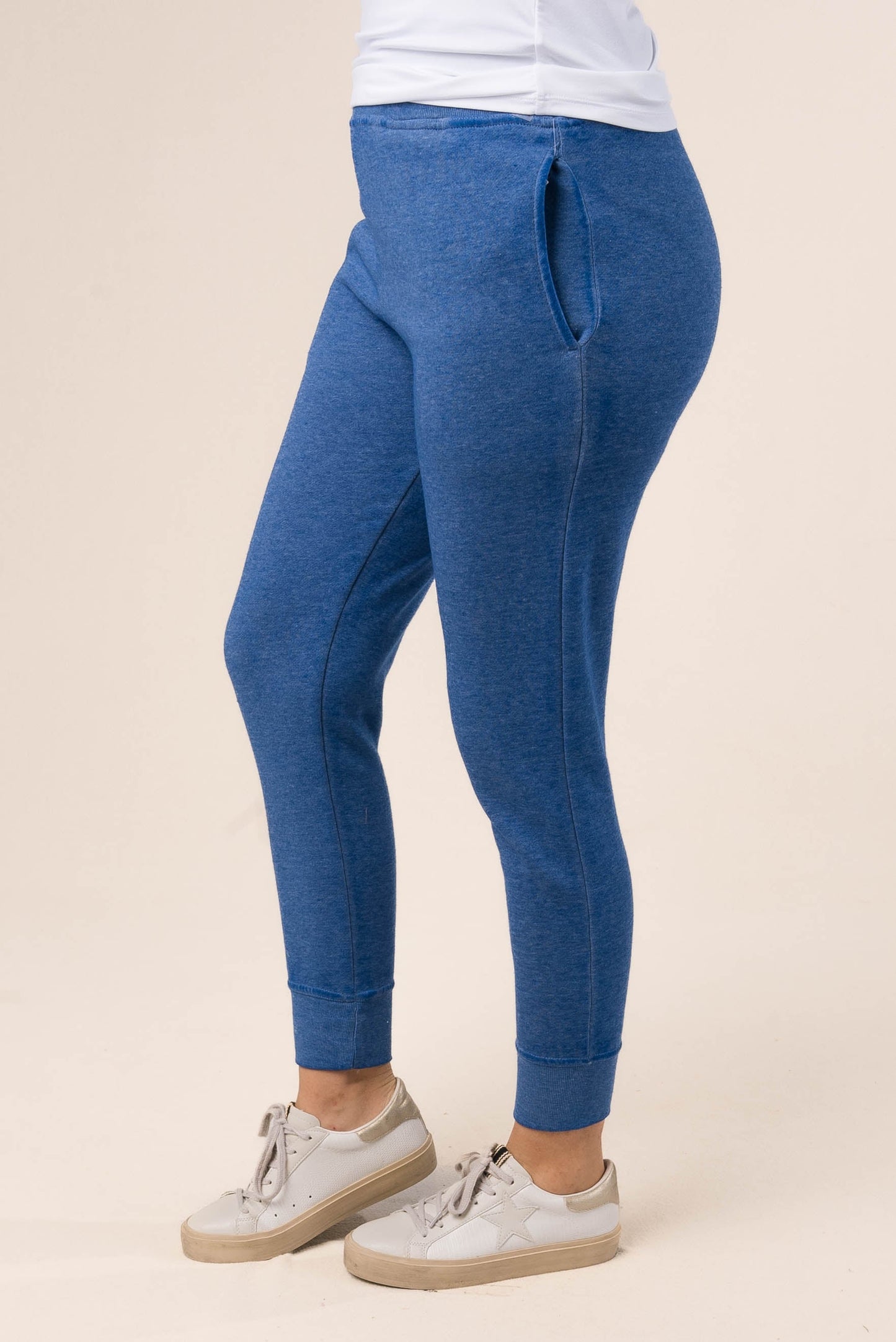 Hacci Knit High Waist Joggers