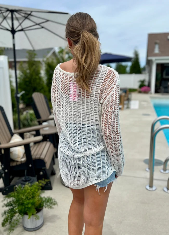 Crocheted Cover-Up Tunic *Final Sale*