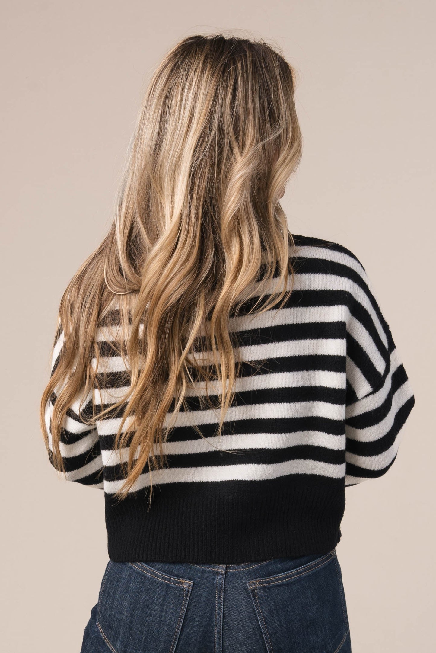 Striped Turtleneck Sweater *Final Sale*