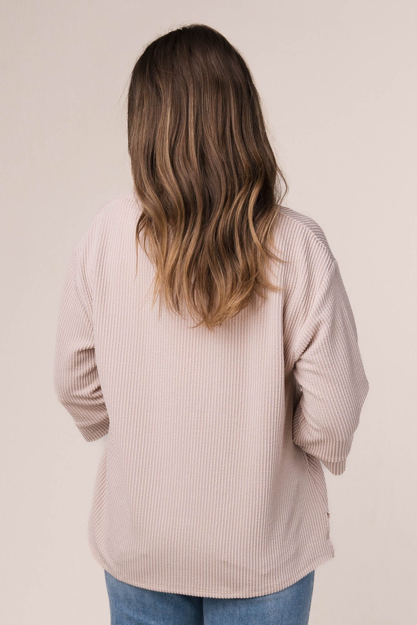 Ribbed Dolman Pocket Top *Final Sale*