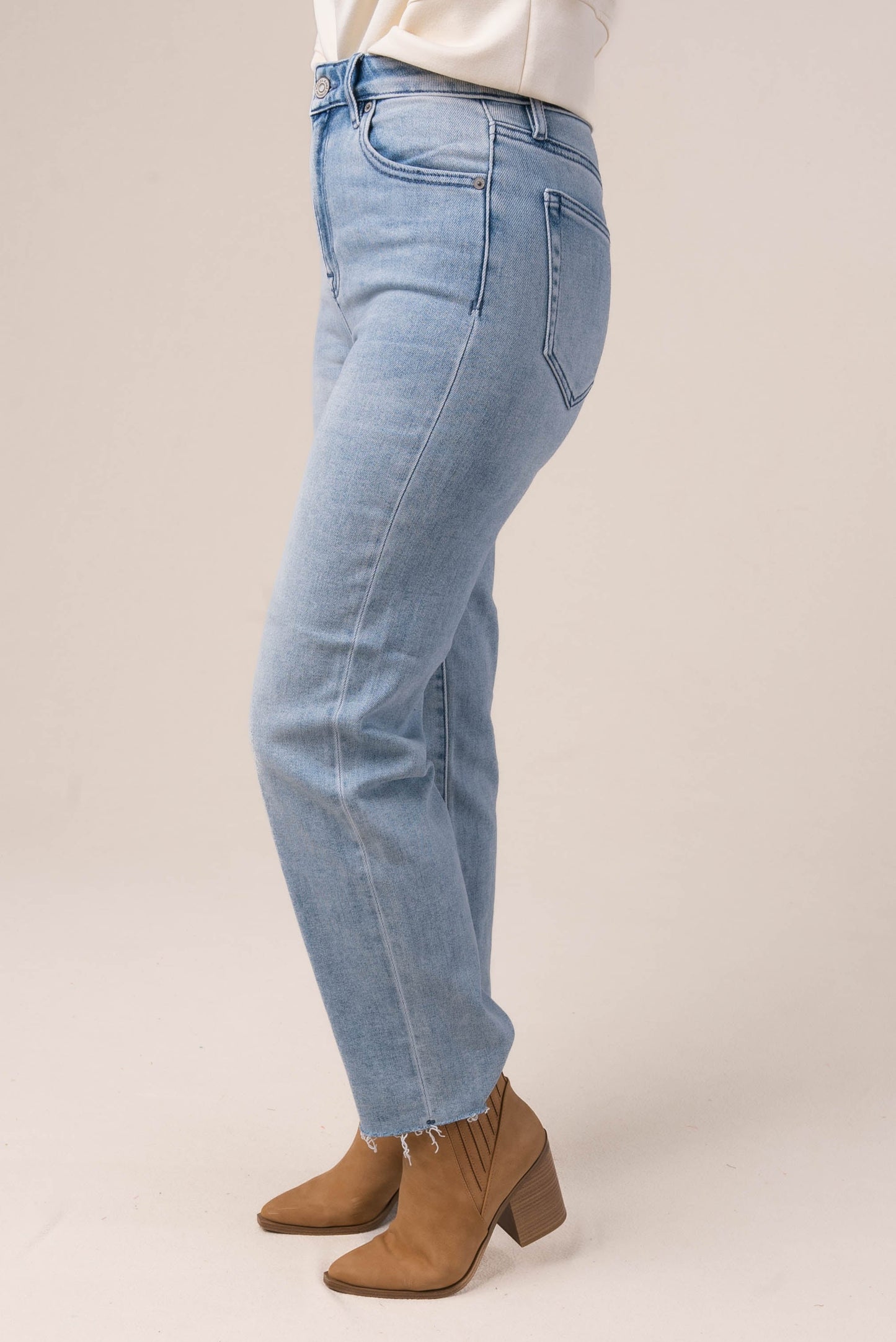 Hidden Denim | Sophie High Rise Crop Straight Leg Jeans
