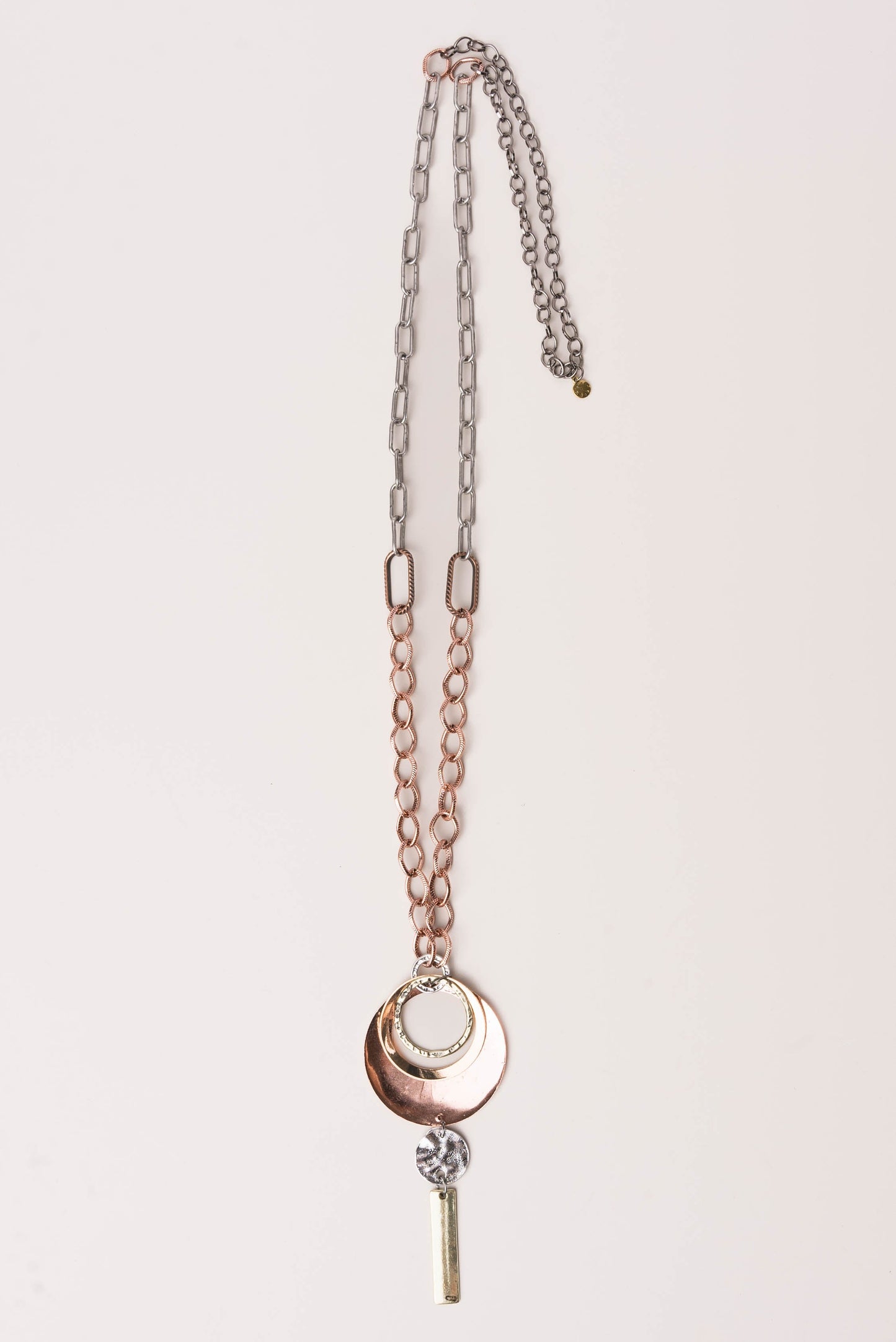 Geo Dangle Pendant Necklace