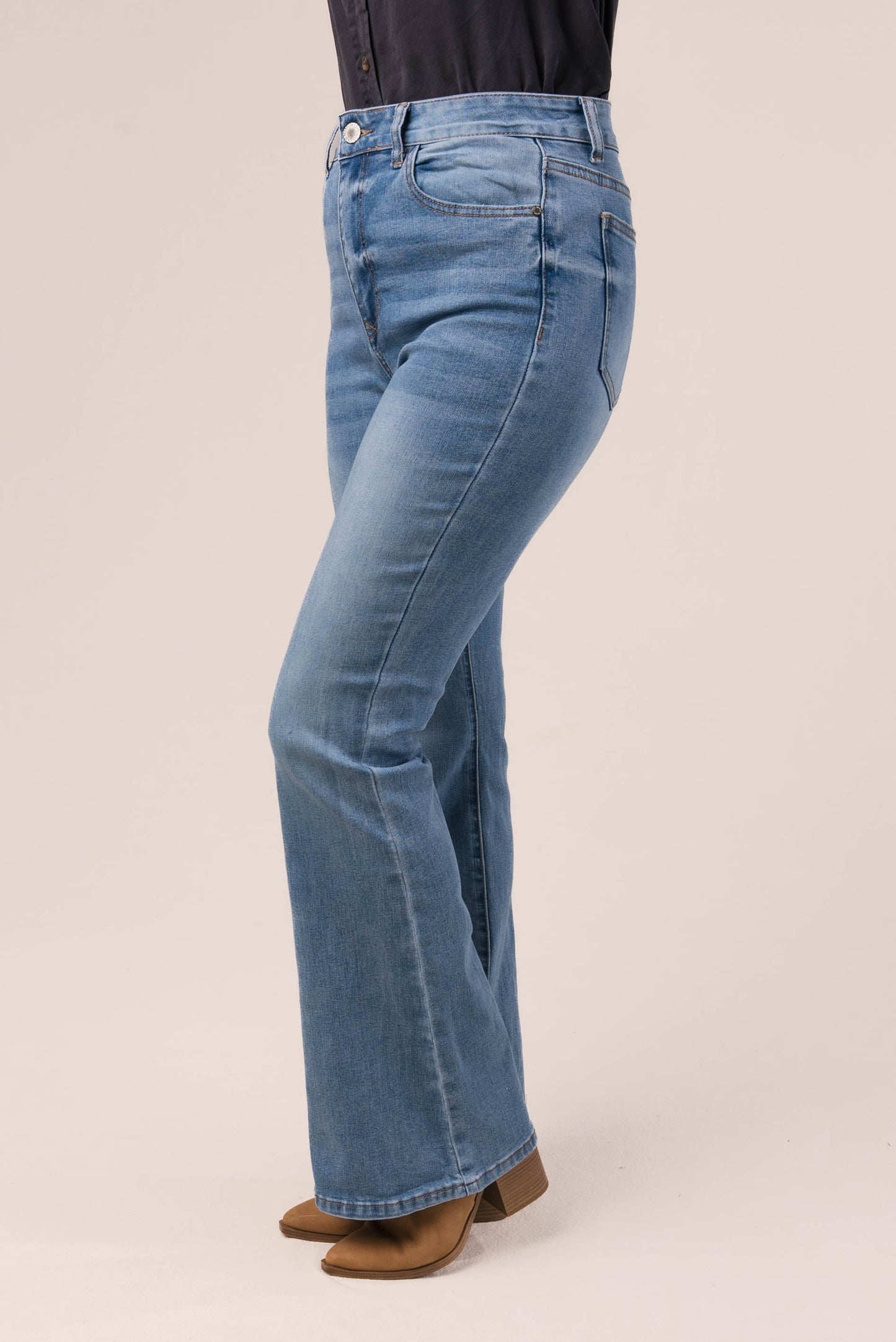 High Rise Flare Jeans