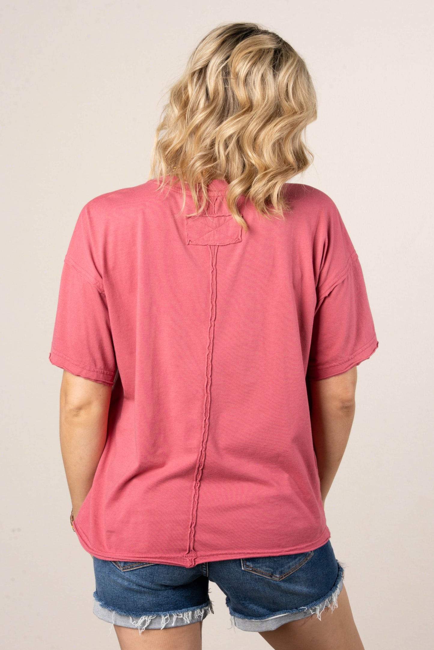 Washed Raw Seamed Tee