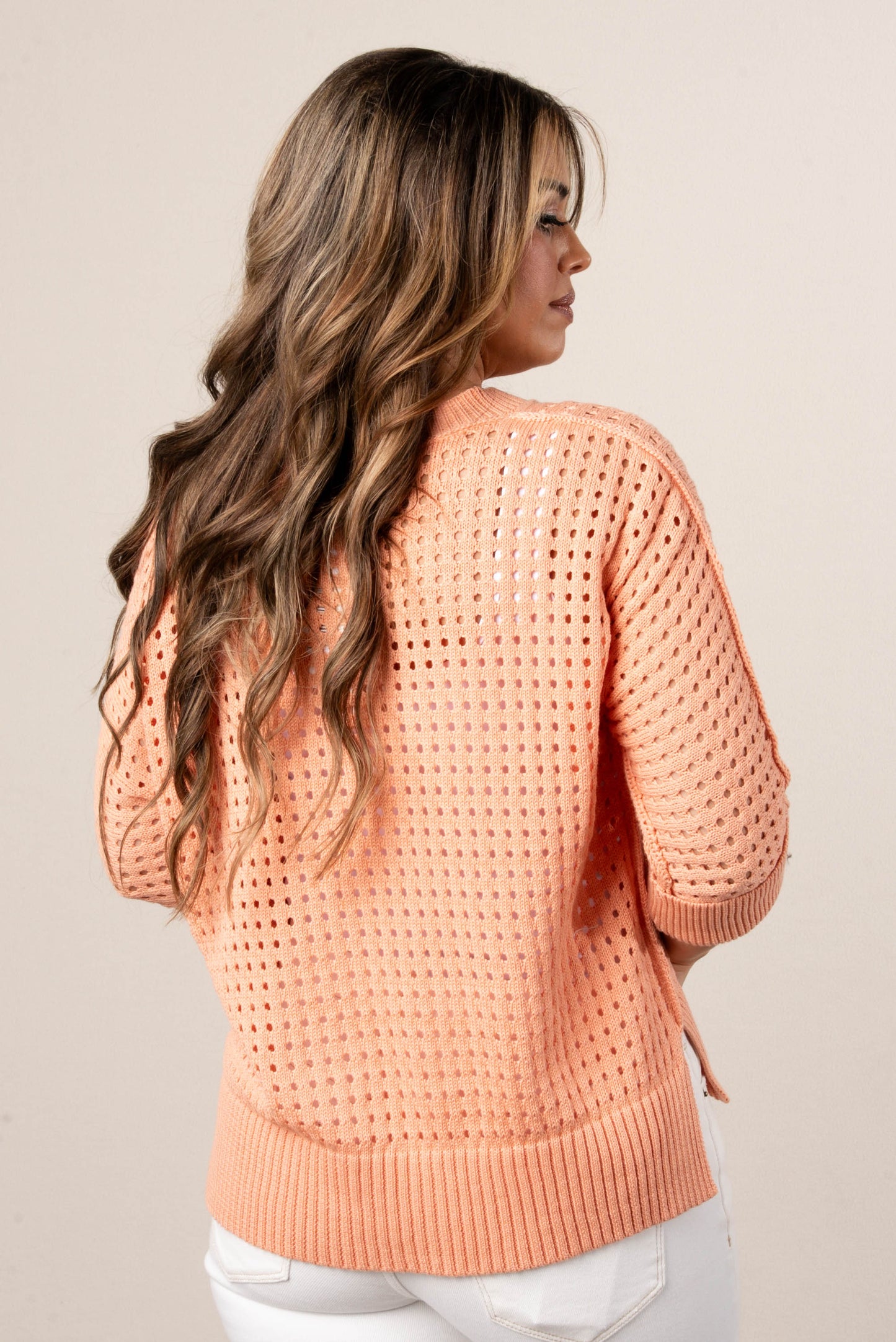 Open Knit Sweater