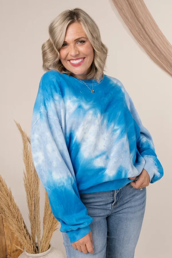 Tie Dyed Organic Cotton Sweatshirt
