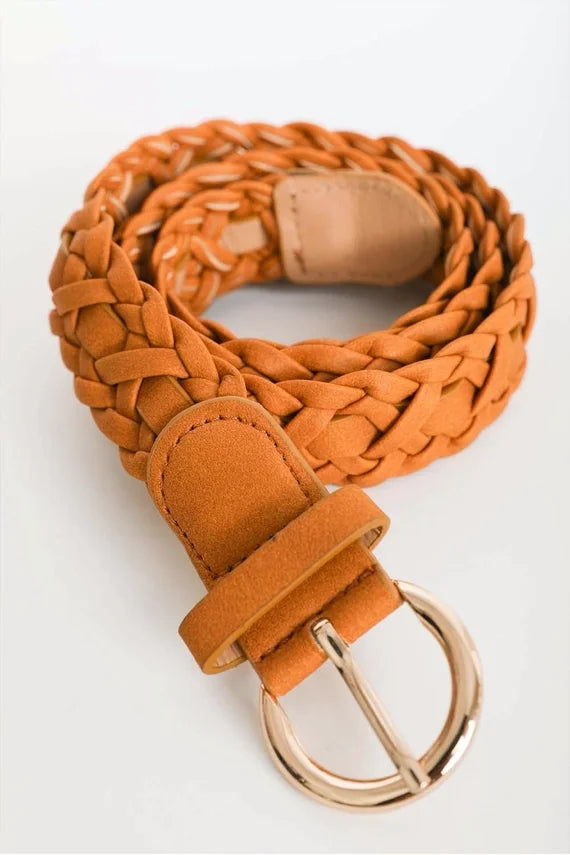 Double Braided Buckle Belt