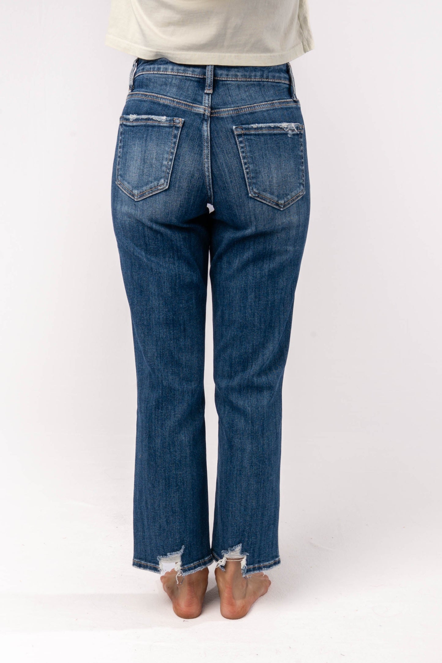Lovervet High Rise Straight Leg Jeans