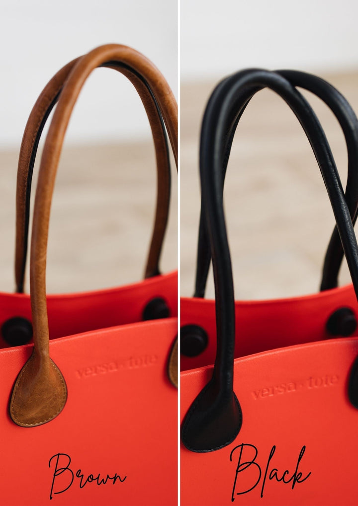 Versa Tote Faux Leather Straps