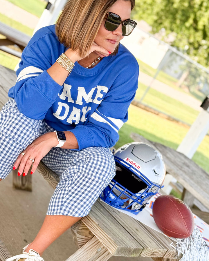 Game Day Varsity Stripe Pullover