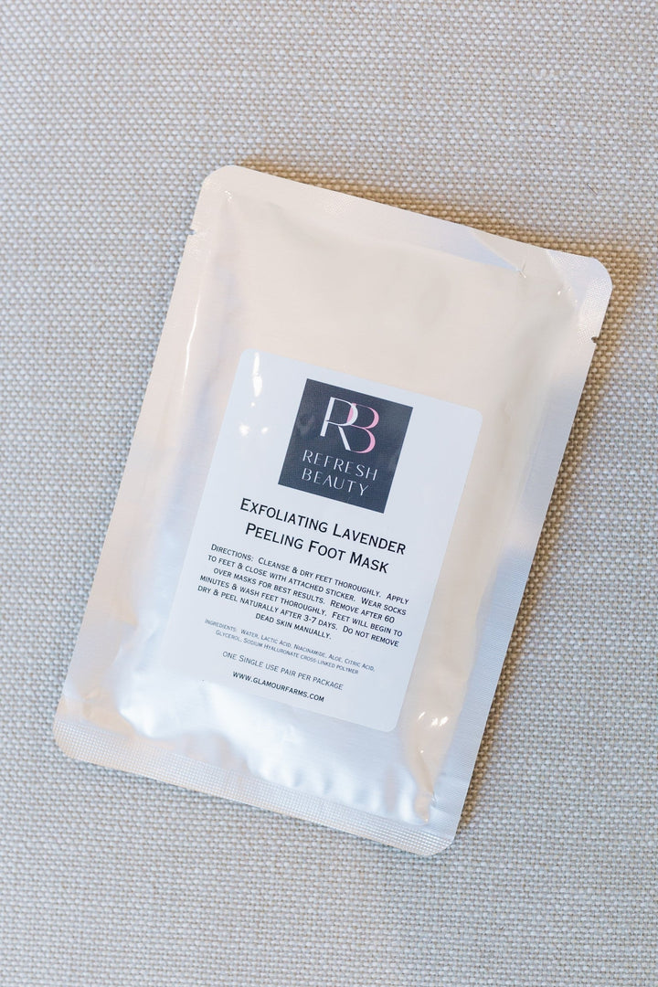 Exfoliating Lavender Peeling Foot Mask