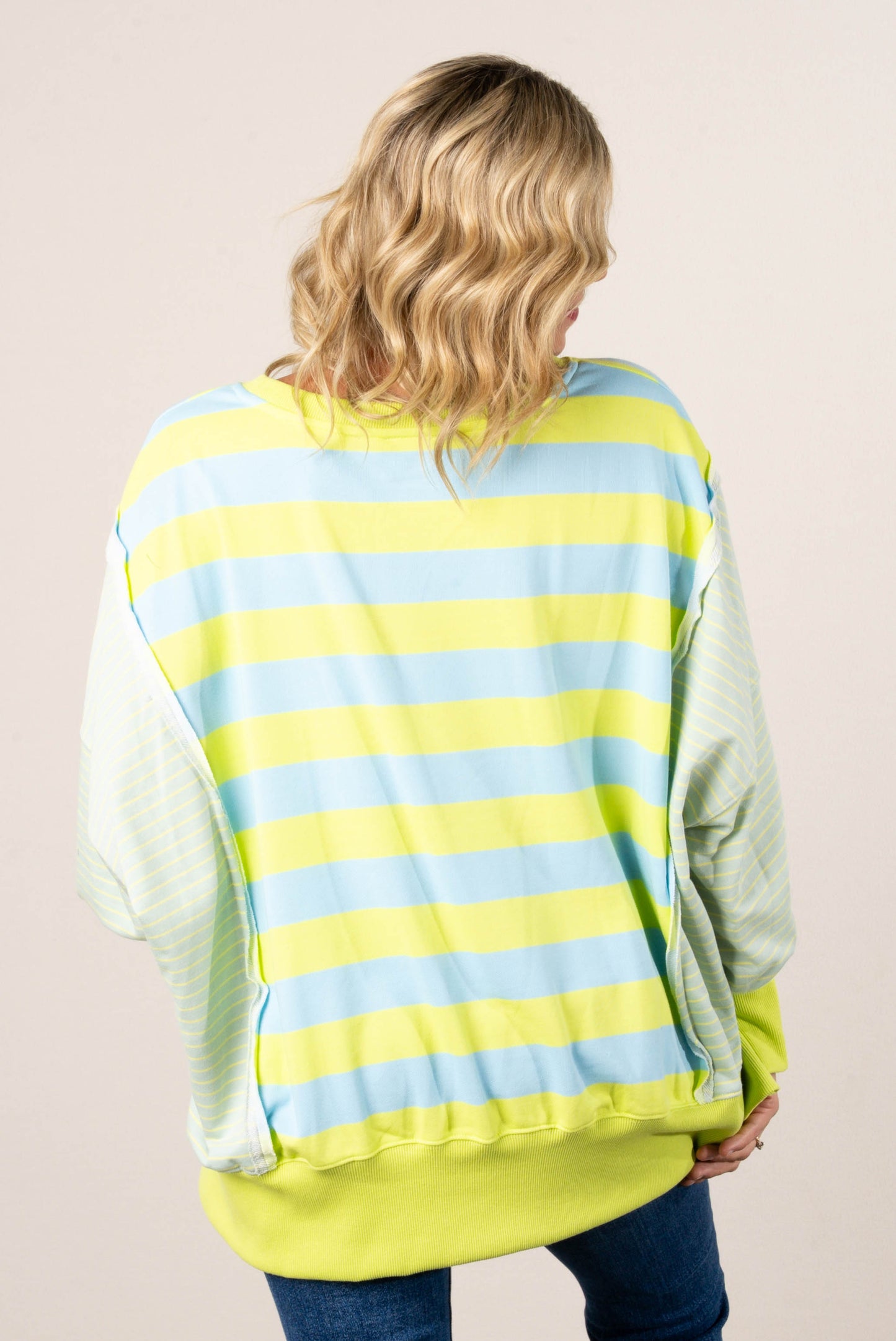 Oversized Striped Top