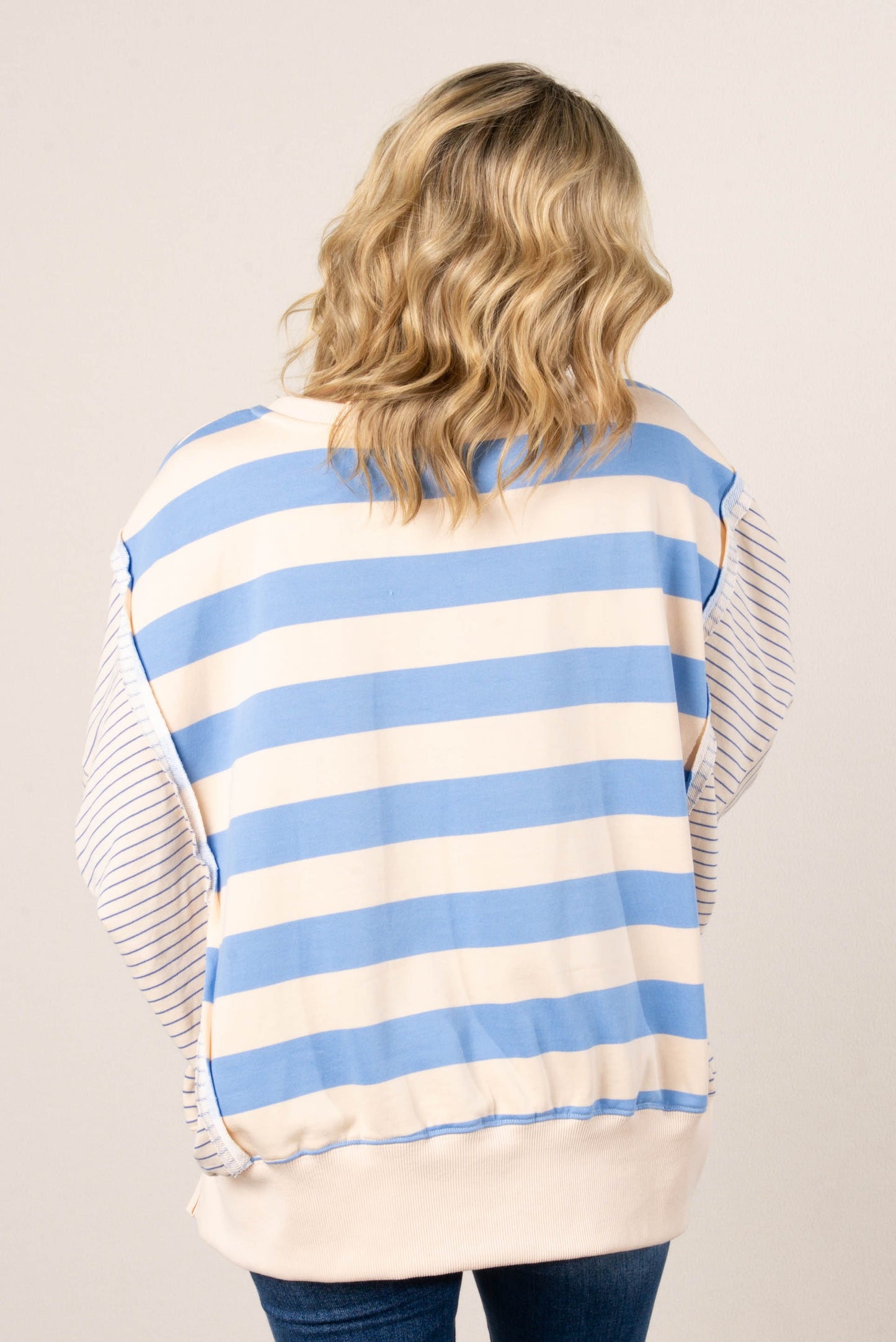 Oversized Striped Top