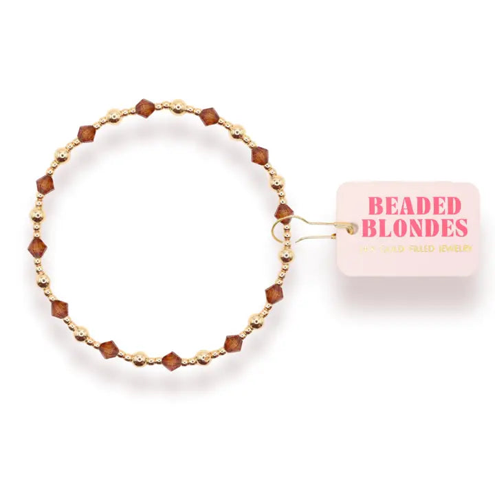 Beaded Blondes | June Swarovski Bracelet