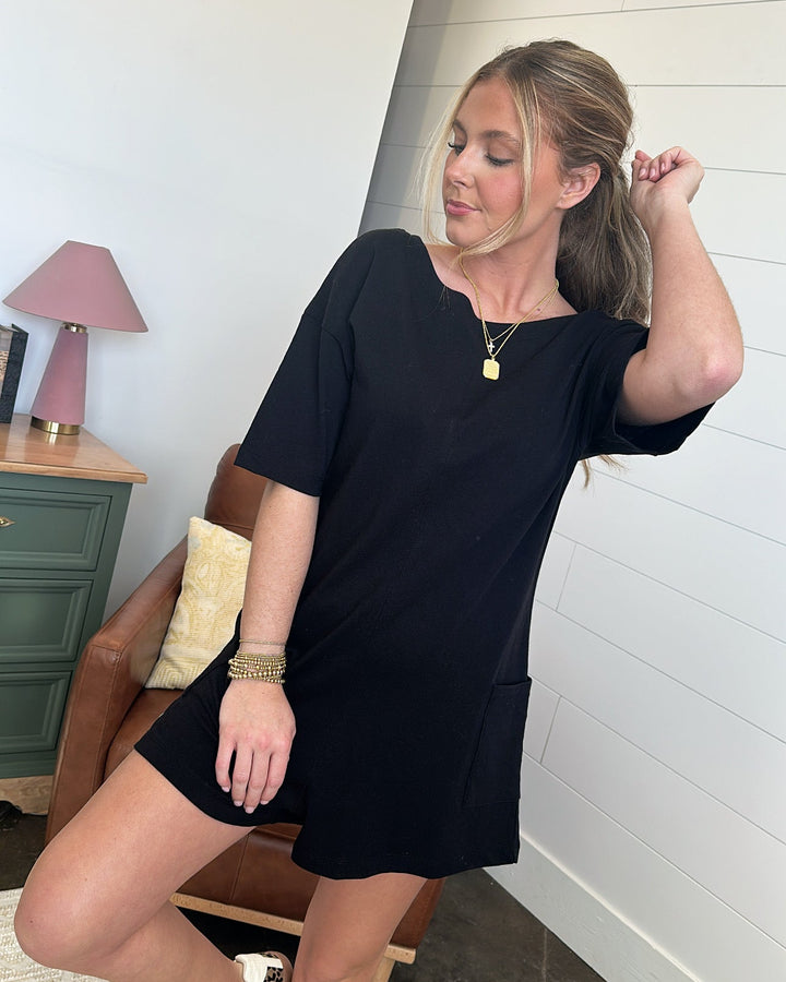 Keep It Simple Reversible V Or Scoop Neck Romper