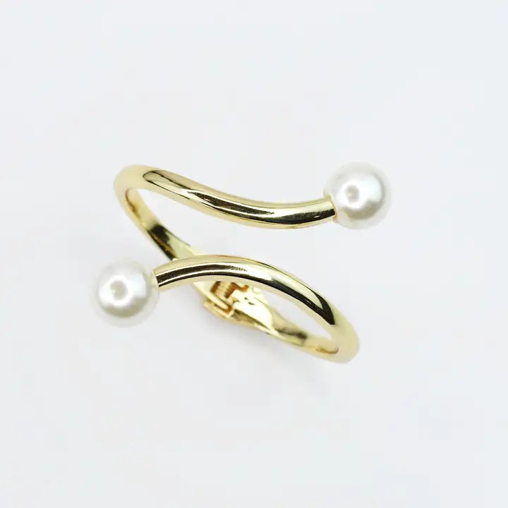 Kind Of A Moment Double Pearl Bangle Bracelet PRE-ORDER