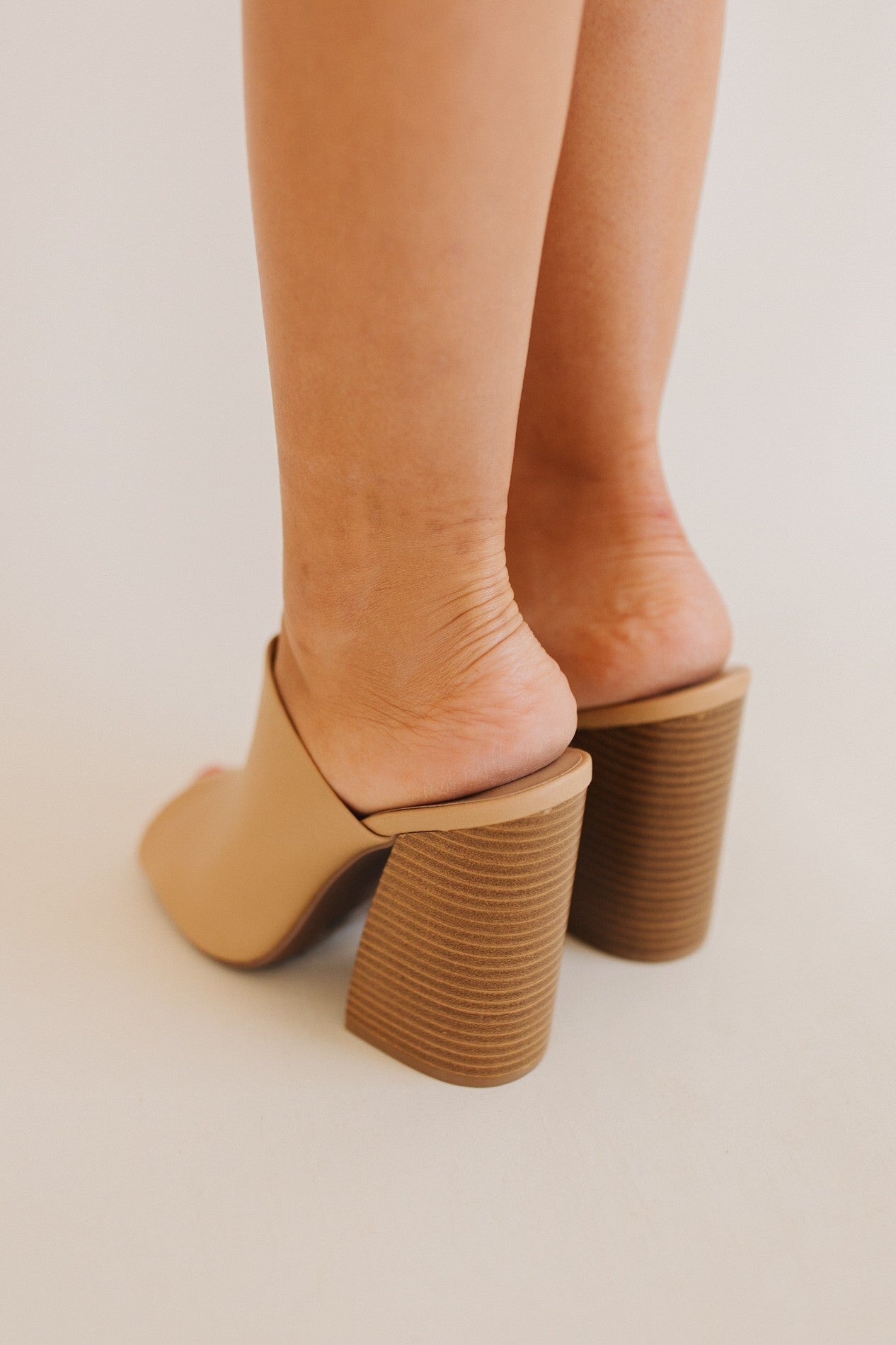 sku30287 | Chandler Block Heel Open Toe Mule *Final Sale*