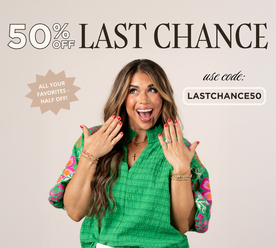 50% off all last chance items