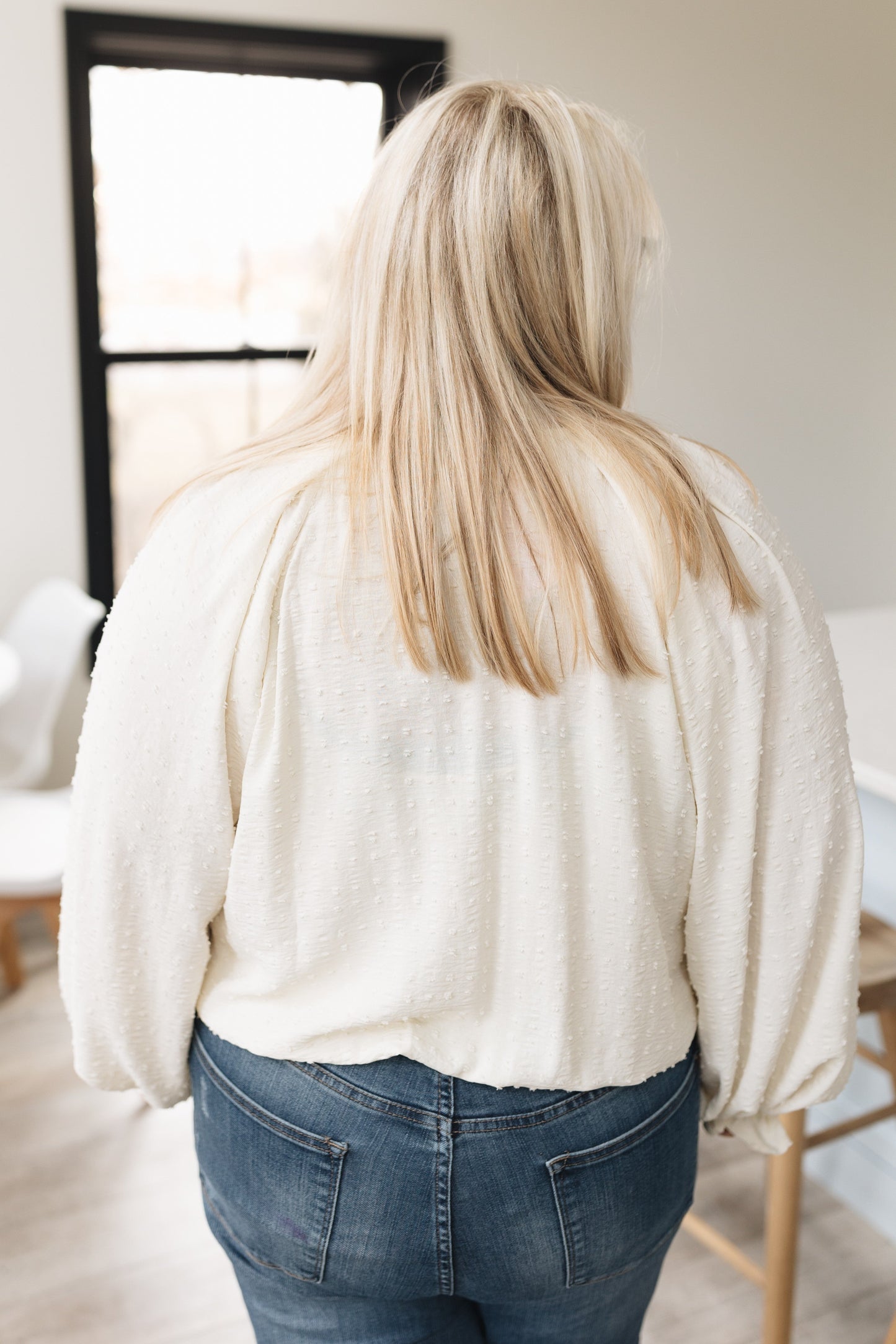 Raised Knit Surplice Bodysuit *Final Sale*