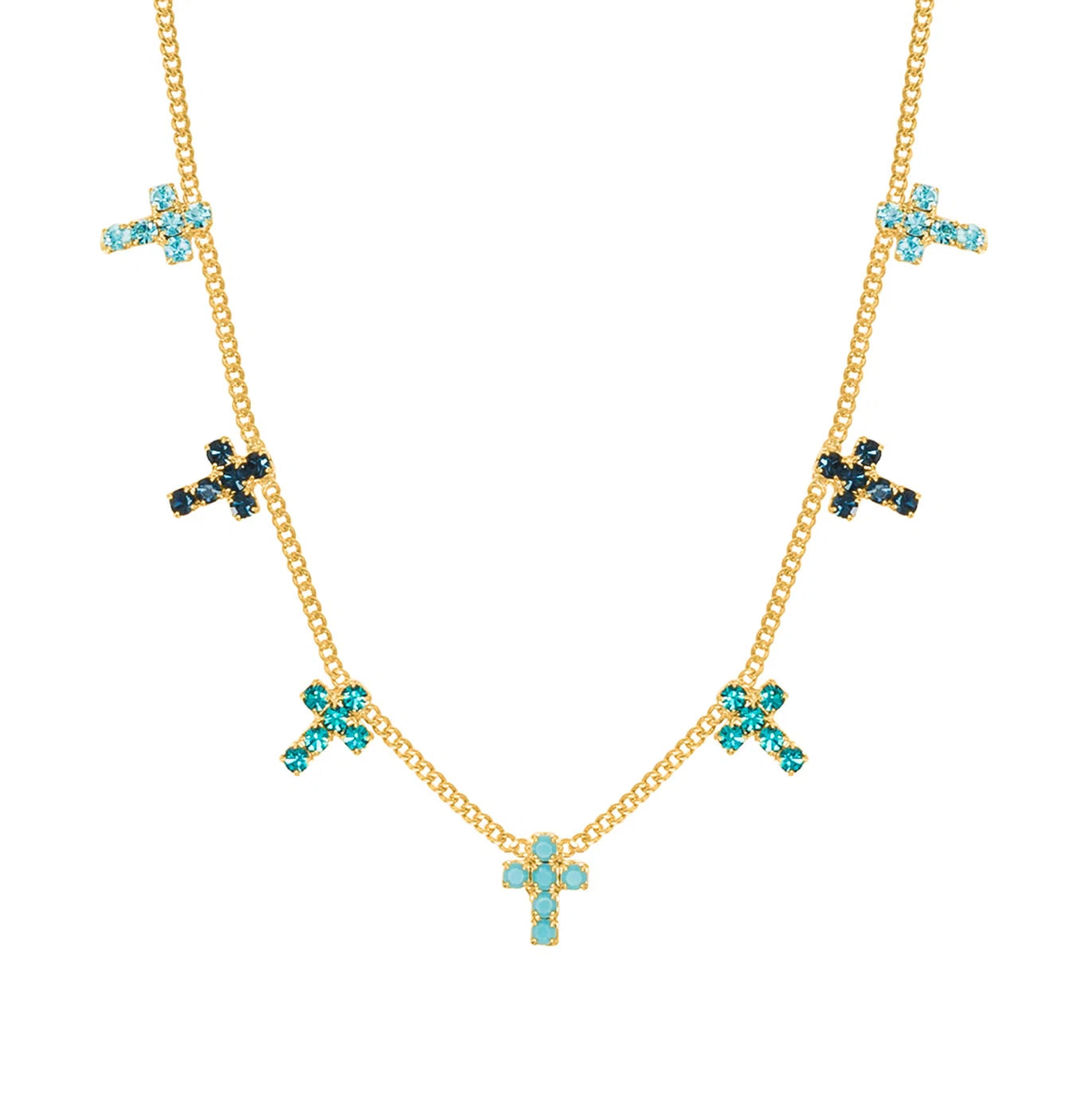 Multi Cross Necklace