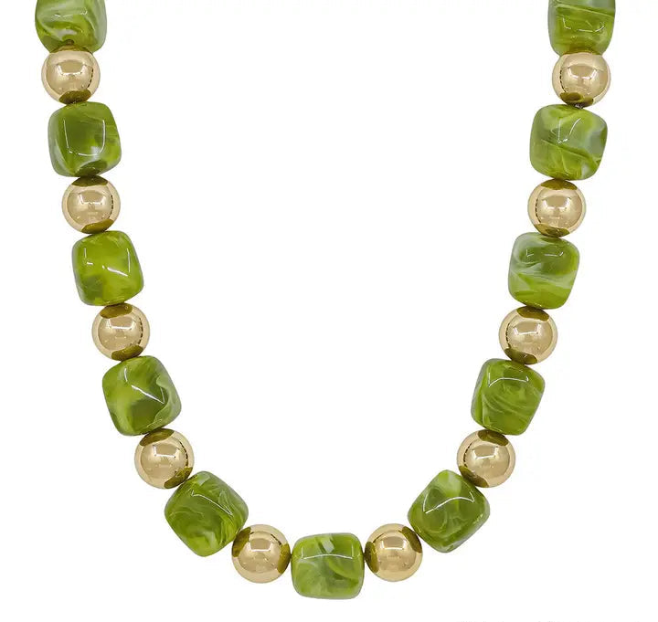 Gem Society Mixed Beaded Necklace