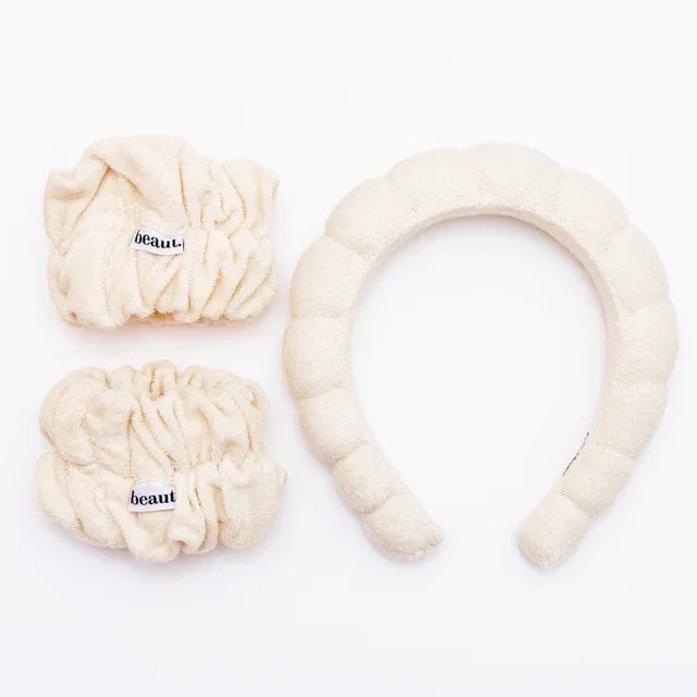 beaut. Headband + Wristbands Set