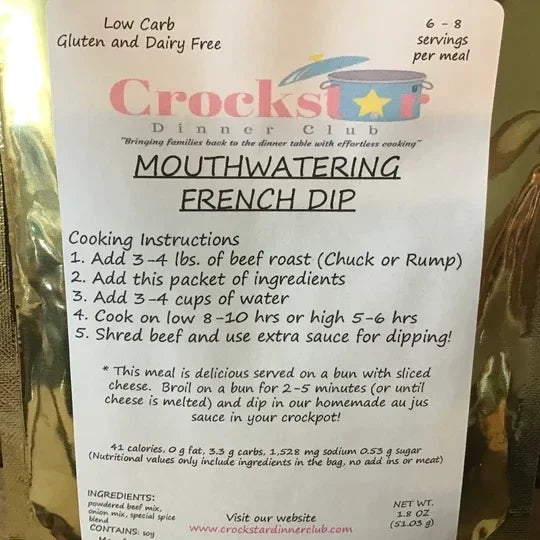 Crockstar Crockpot Beef Meal Kits