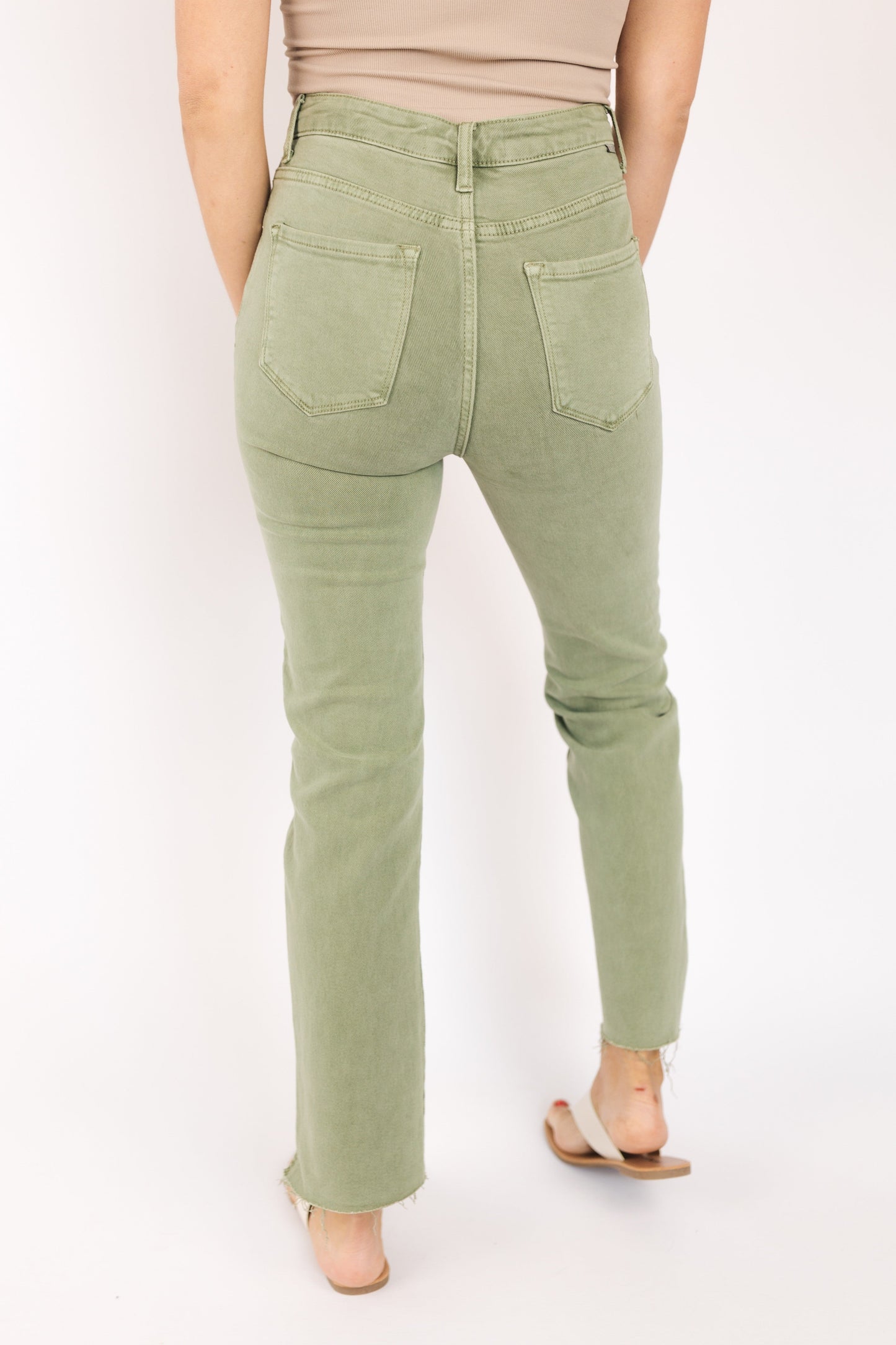 Risen High Rise Wide Leg Jeans *Final Sale*