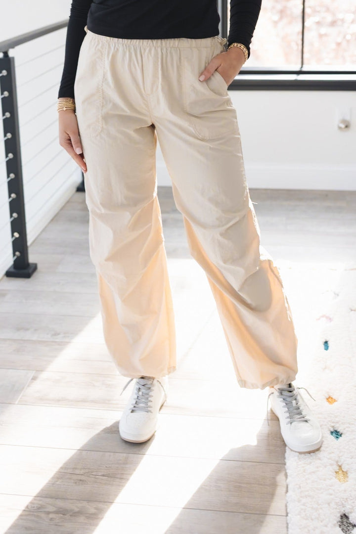 Toggle Waist Windbreaker Joggers *Final Sale*