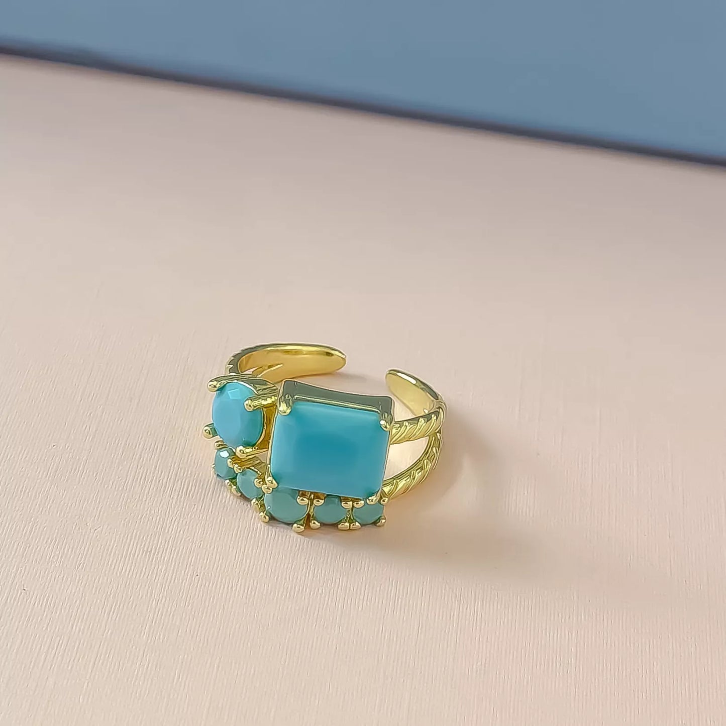 Turquoise Radiance Ring