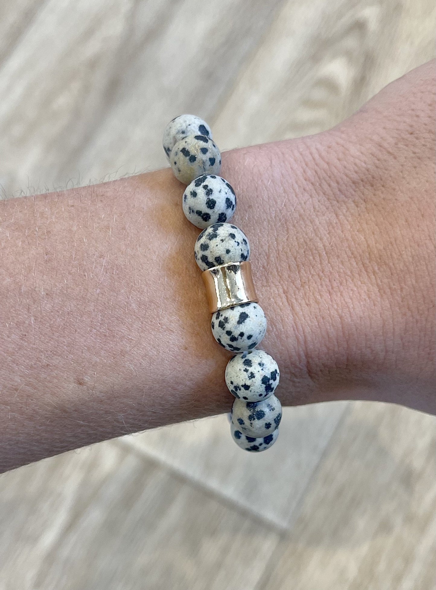 Natural Stone Beaded Bracelet