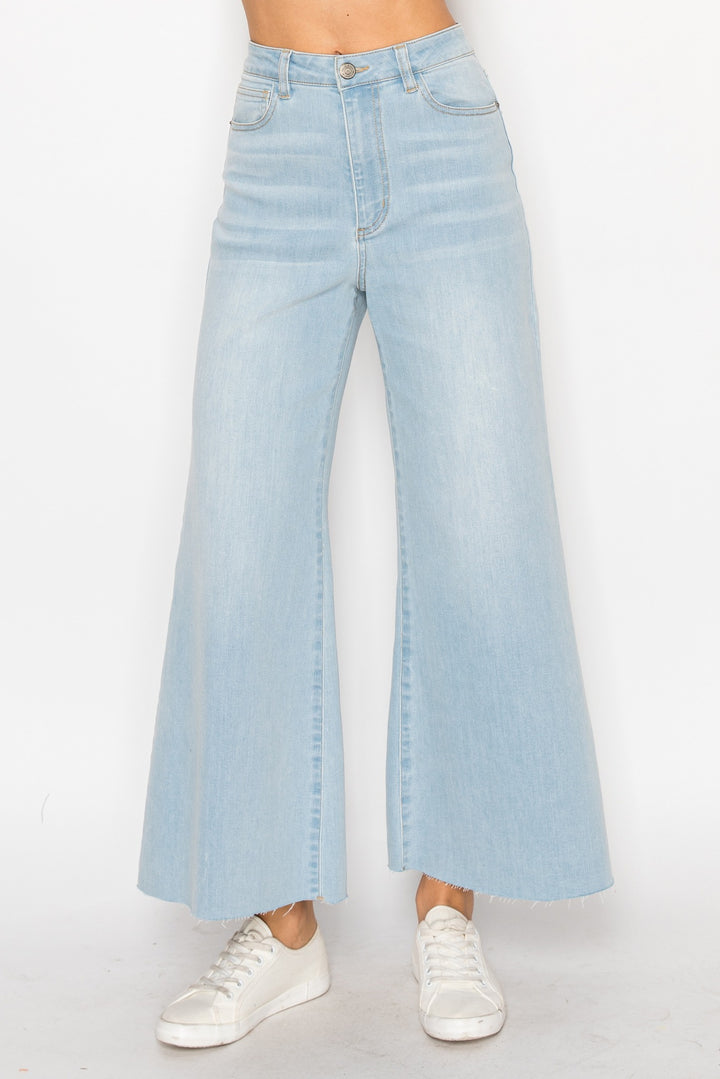Stitch & Co | Steele High Rise Wide Leg Crop Jeans