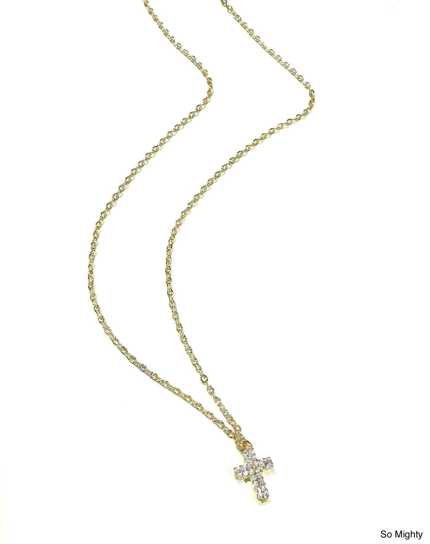 So Mighty Tiny Cross Necklace