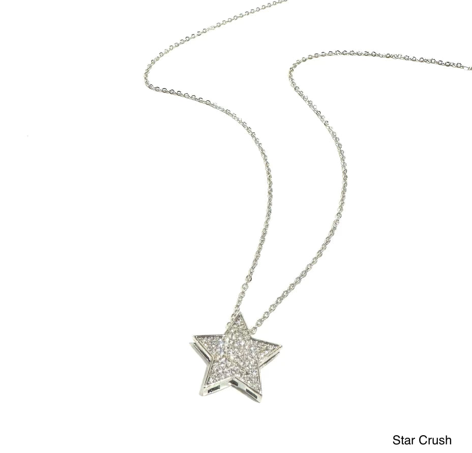 Star Crush Pave Star Necklace