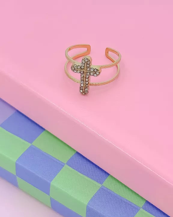 Faith + Sparkle Ring