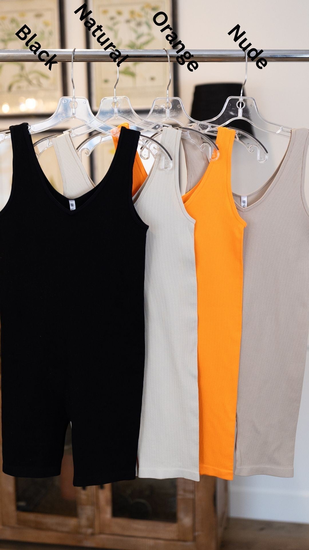 Seamless Ribbed Romper *Final Sale*