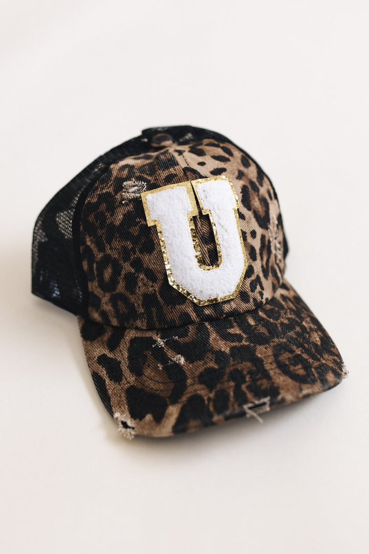 Distressed Initial Patch Baseball Hat *Final Sale*