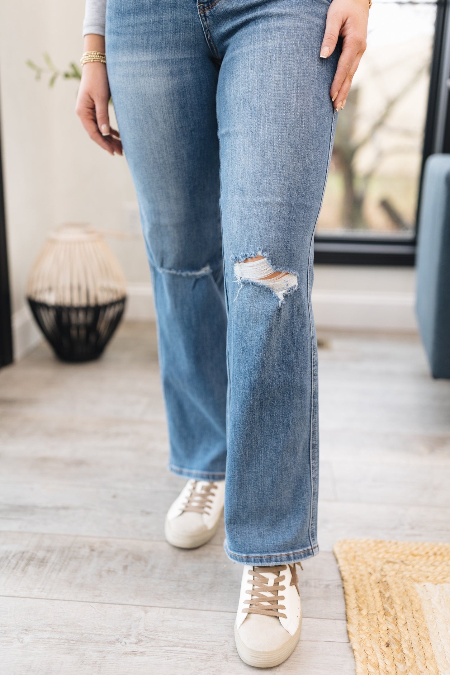 Judy Blue High Rise Tummy Control Straight Leg Jeans