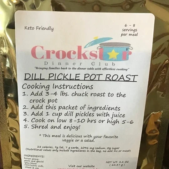 Crockstar Crockpot Beef Meal Kits