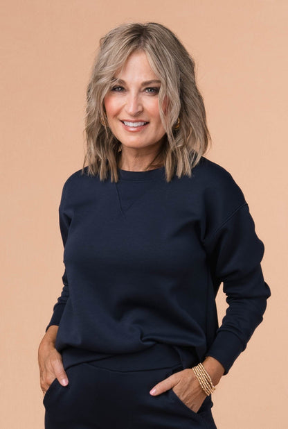 Malibu Banded Hem Pullover *Final Sale*