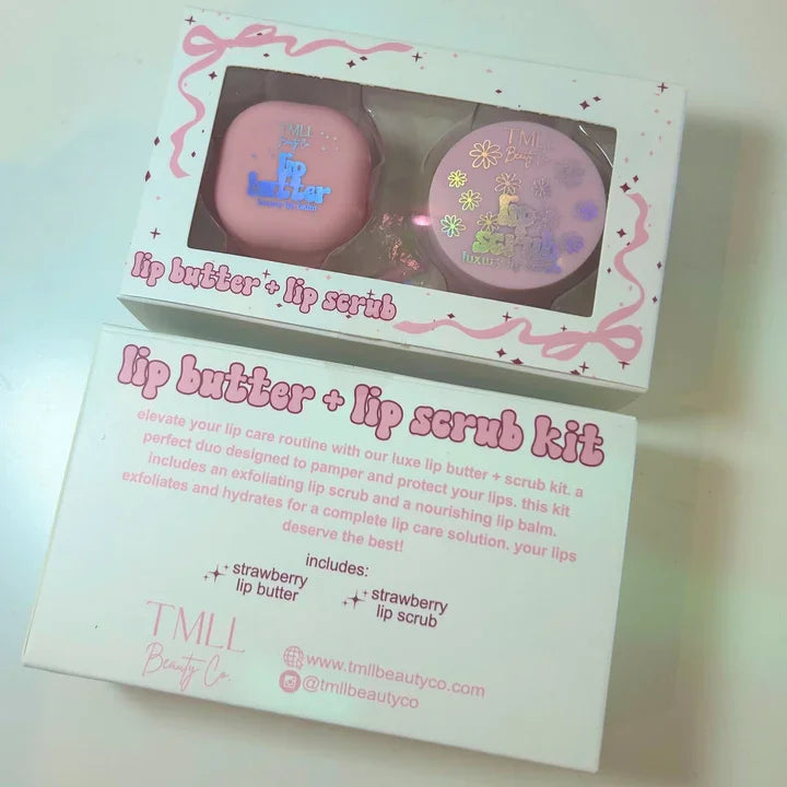 TMLL Strawberry Lip Butter + Scrub Kit