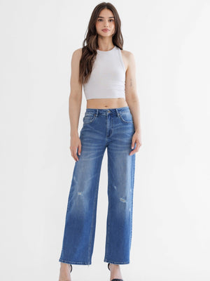 Mica Denim | Blair High Rise Straight Leg Jeans
