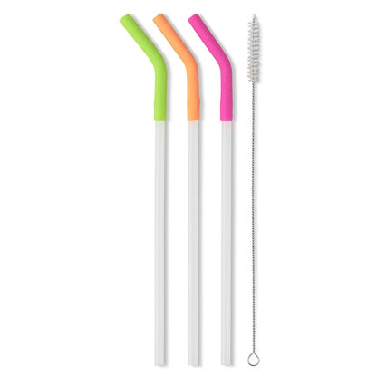 Swig Mega Reusable Straws + Brush Set