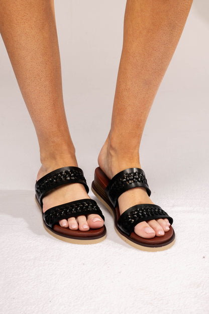 Romaa Wedge Slide Sandal