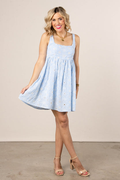 Floral Eyelet Sundress *Final Sale*