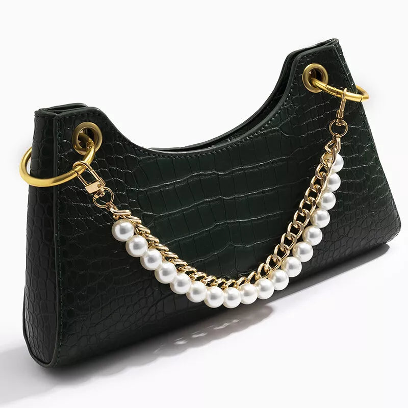 Pearl + Chain Link Bag Chain