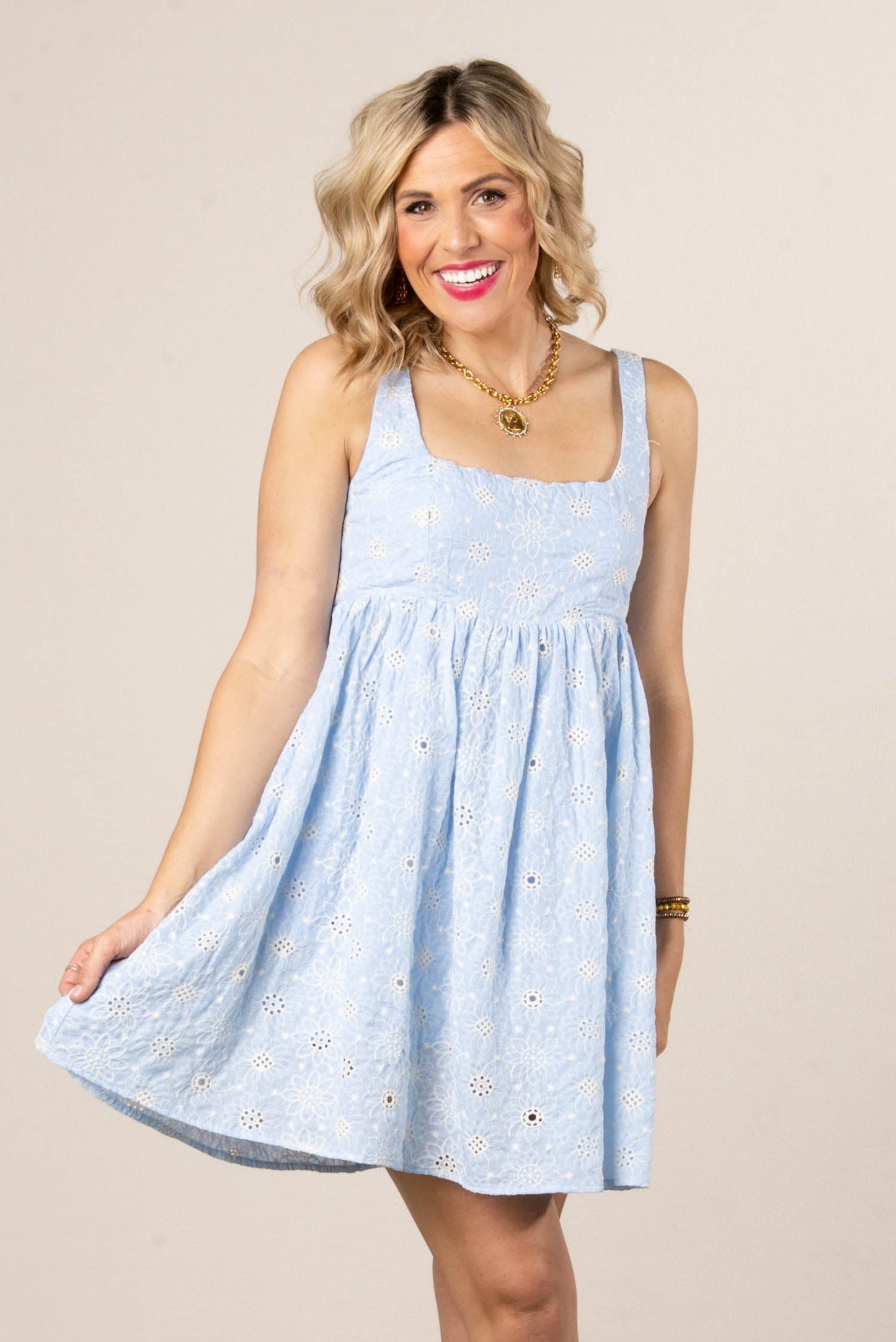 Floral Eyelet Sundress *Final Sale*