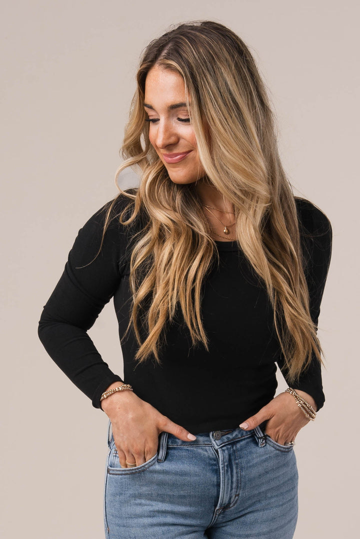 Brushed Knit Top