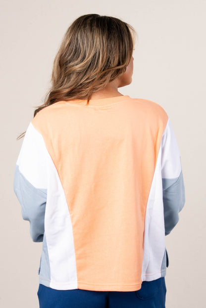 Let's Go Color Block Pullover